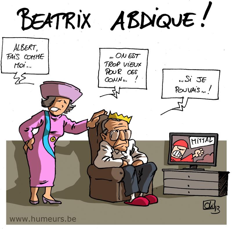 Beatrix abdique