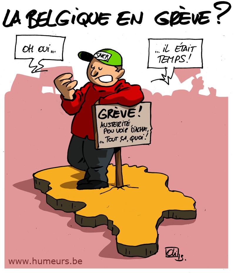 grève Belgique