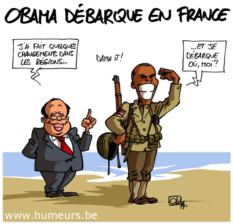 Obama-D-DAY-France-USA