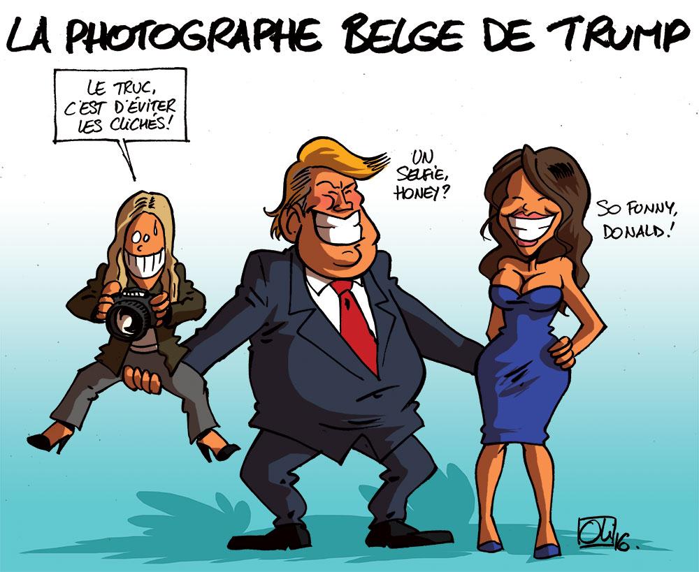La photographe belge de Donald Trump
