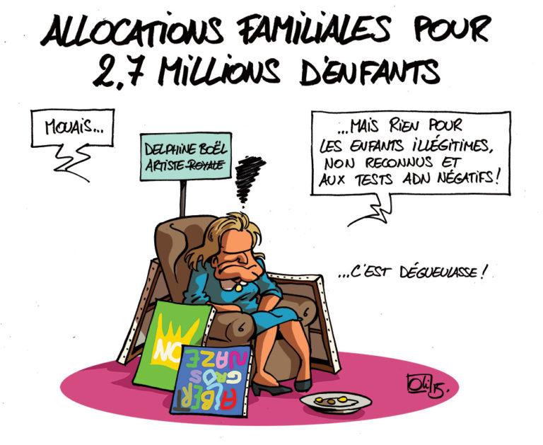 allocations familiales Les humeurs d'Oli