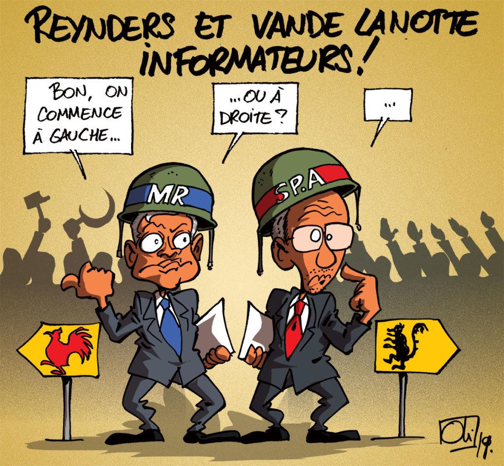 Reynders et Vande Lanotte informateurs