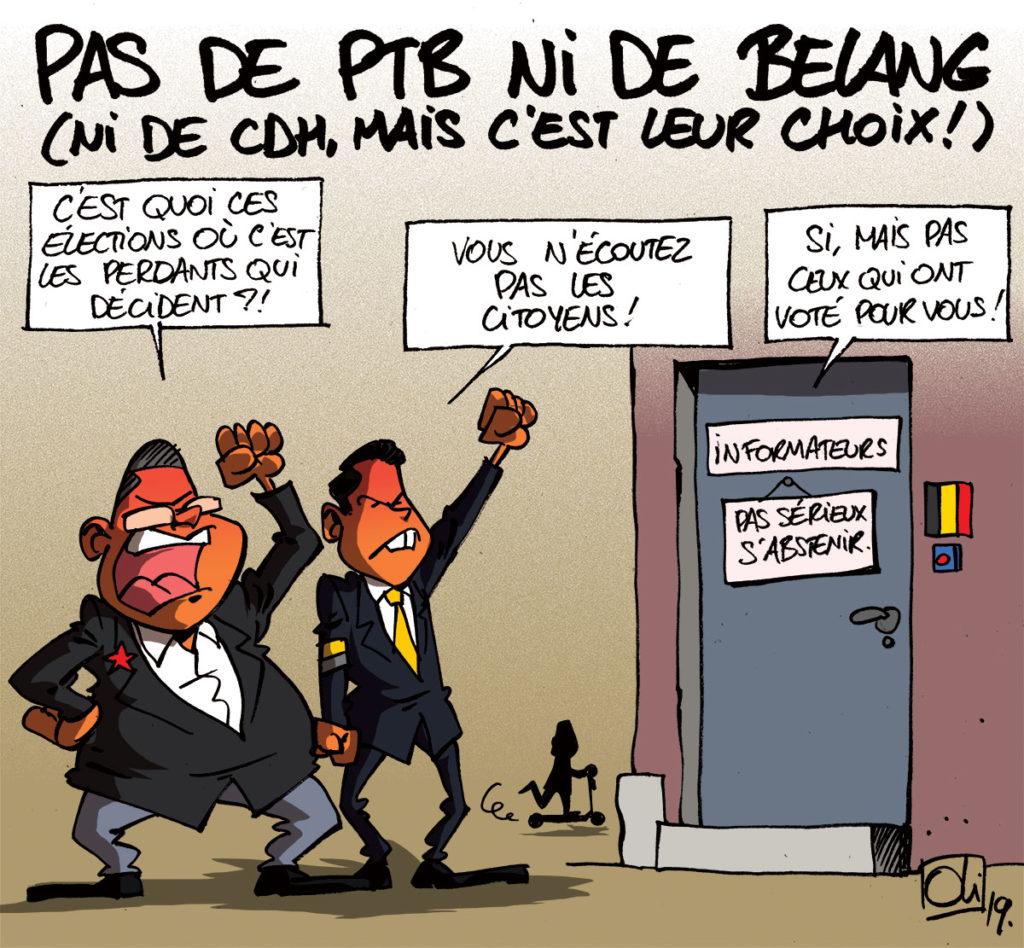 PTB et Vlaams Belang out !