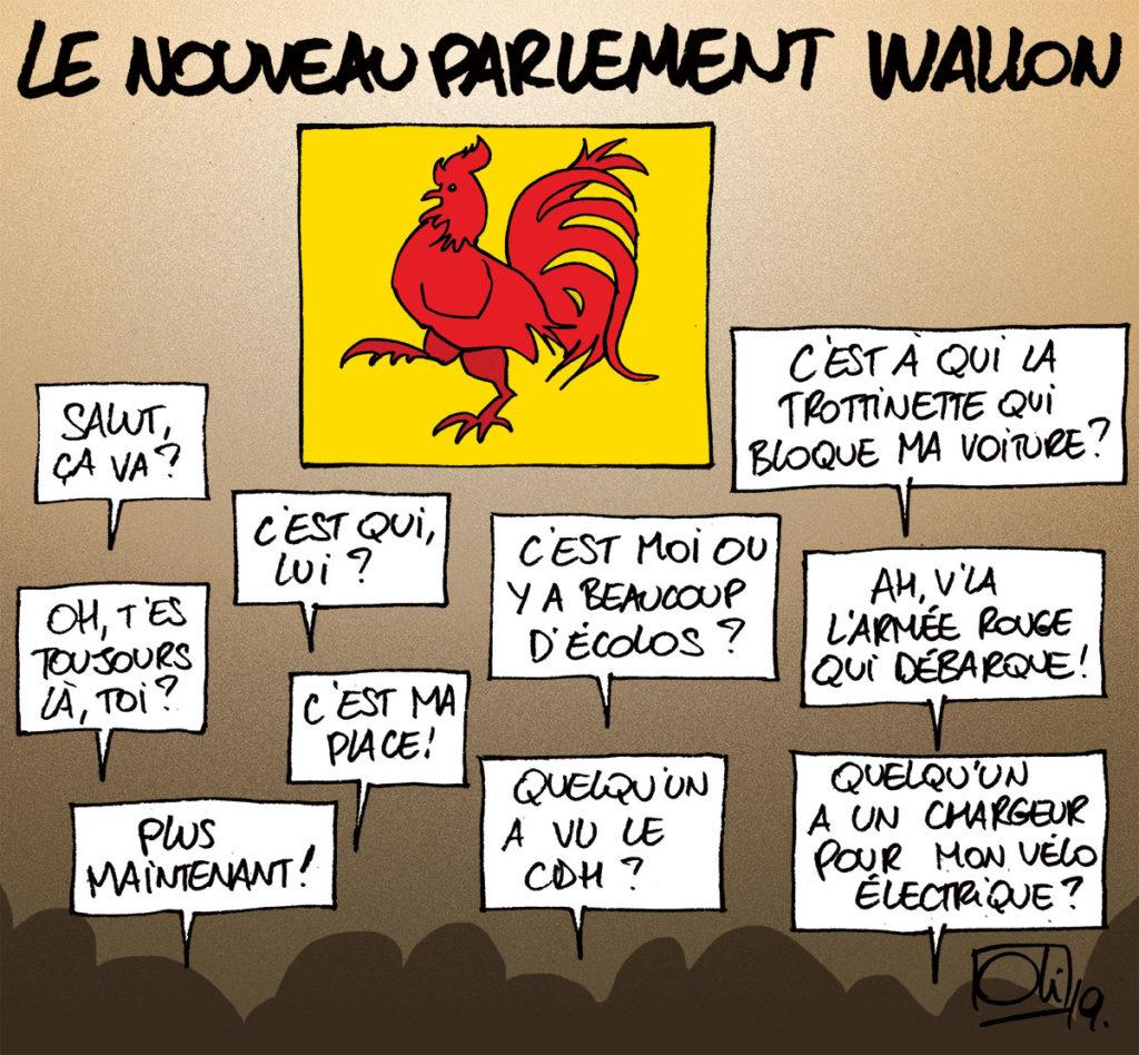 Parlement Wallon : prestations de serment