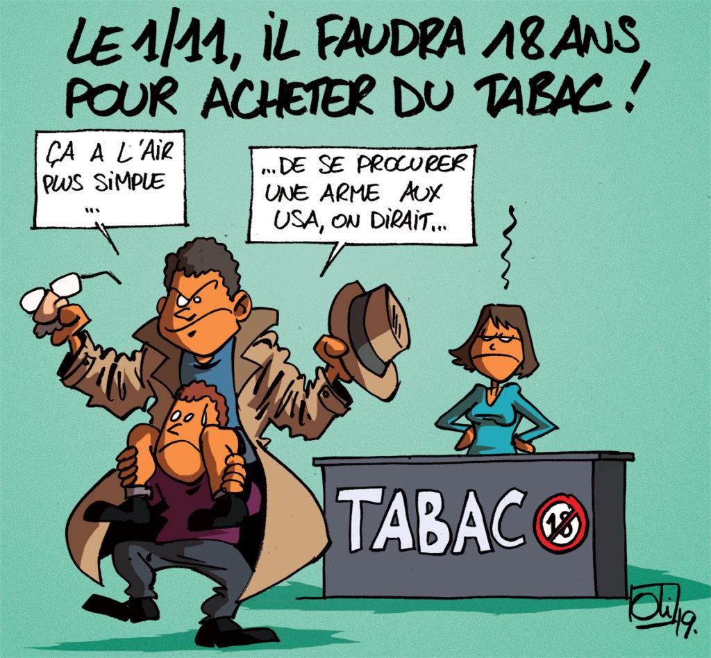 Le 1er novembre, il faudra 18 ans pour acheter du tabac.