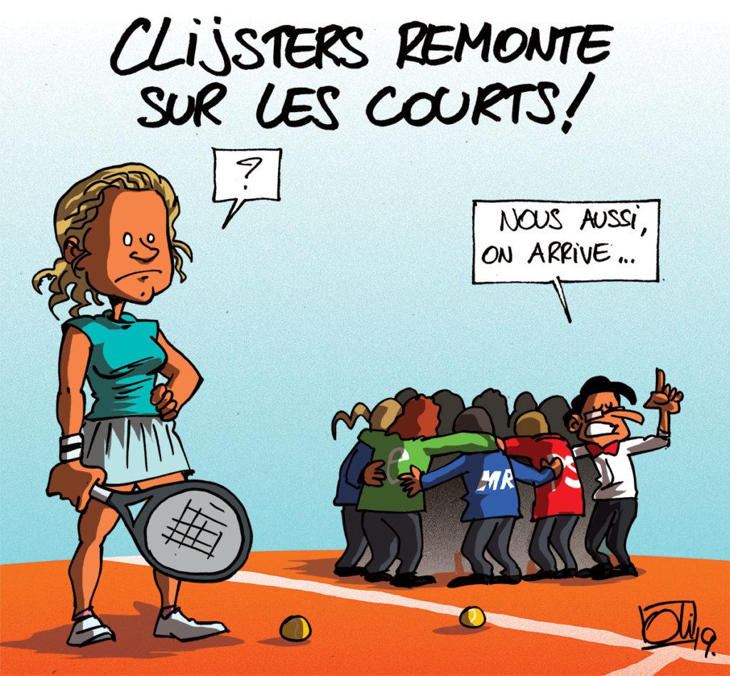 Clijsters de retour... et 2 nouveaux gouvernements