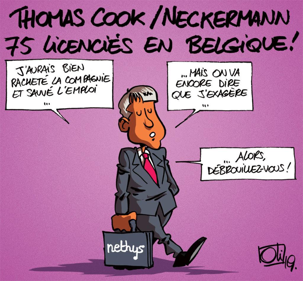 Thomas Cook / Neckermann 75 collaborateurs licenciés