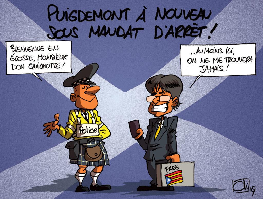 Mandat d'arrêt international sur Puigdemont