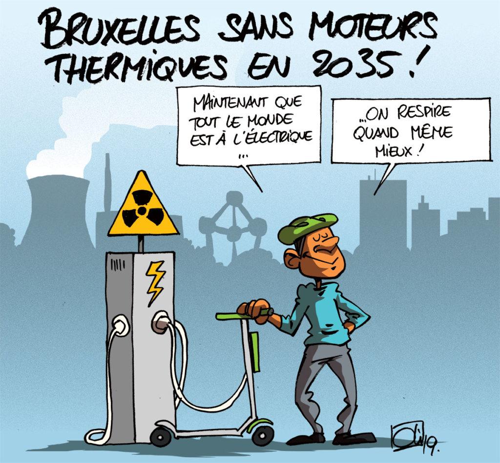 Bruxelles sans essence et diesel en 2035 !