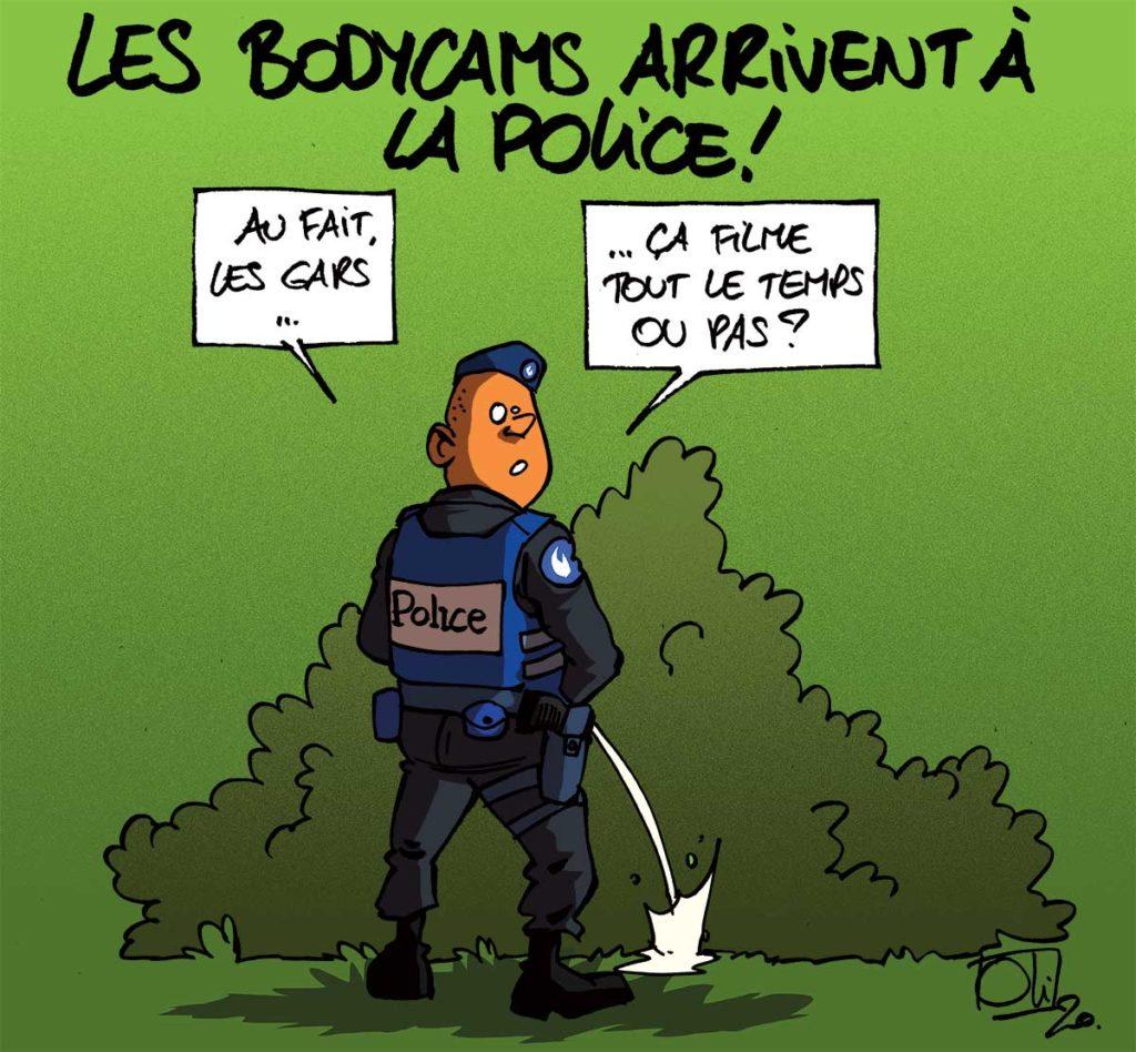 Bodycams à la Police