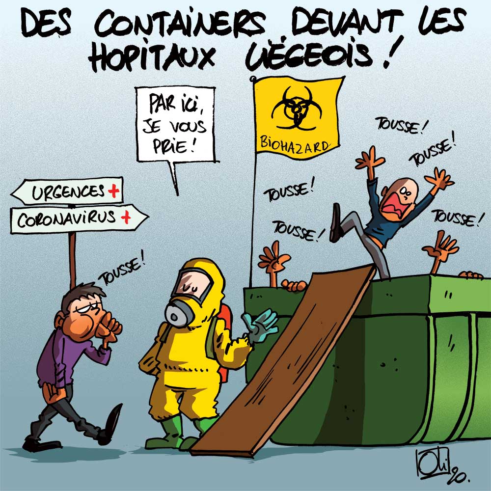 Le coronavirus en container