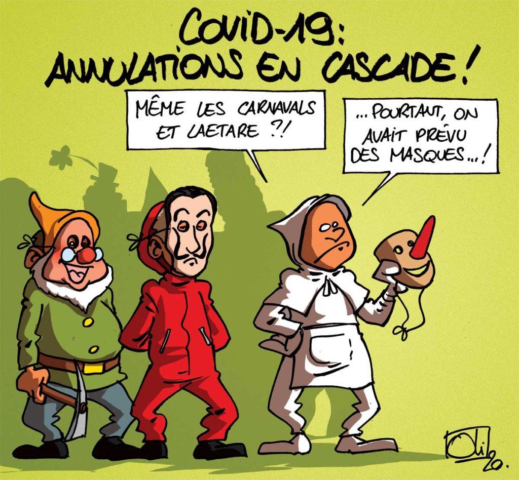 Carnavals et Laetare annulés !