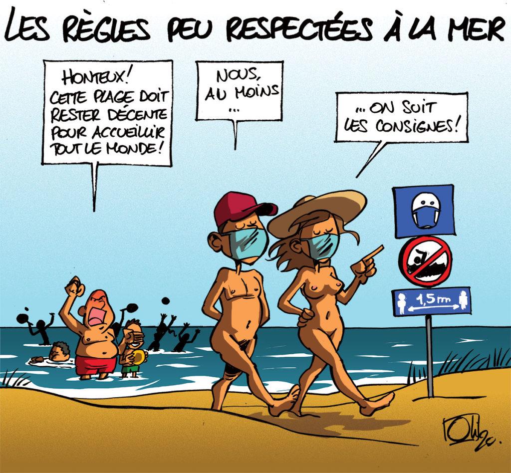 Les règles à la mer