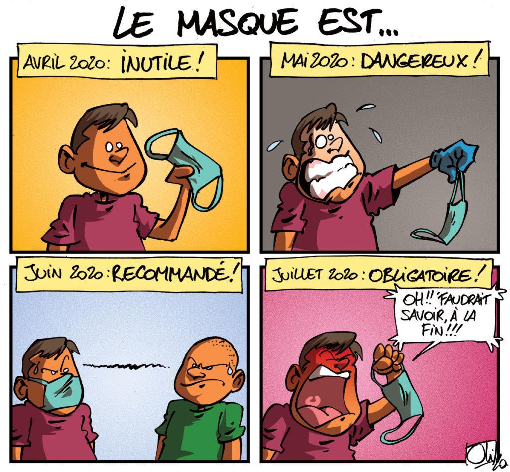 Le masque obligatoire !