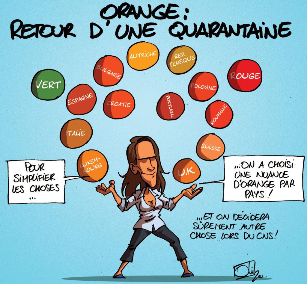 Orange : quarantaine ou pas quarantaine, finalement ?