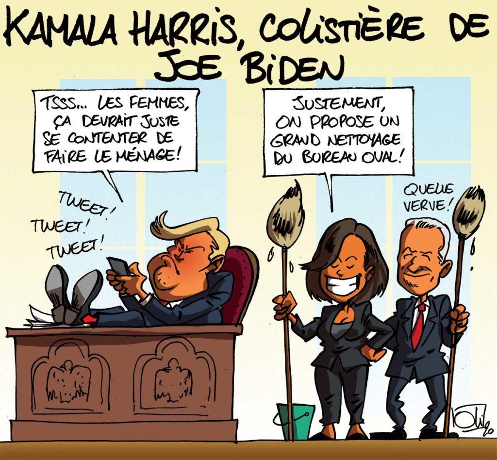 Kamala Harris aux côté de Joe Biden
