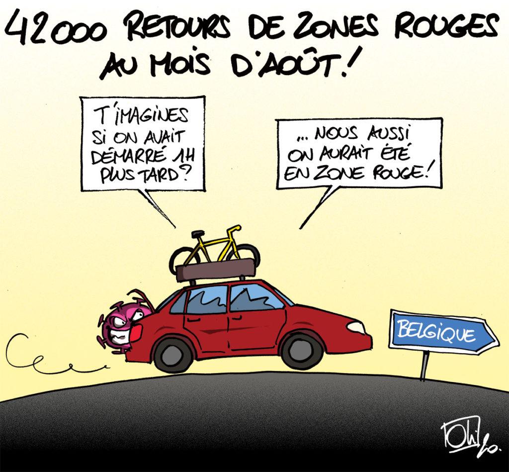 Retours de zones rouges