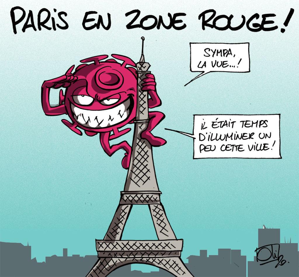 Paris en zone rouge !