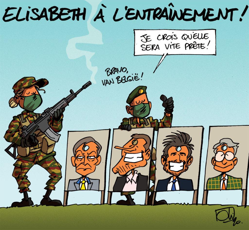 Elisabeth à l'armée !