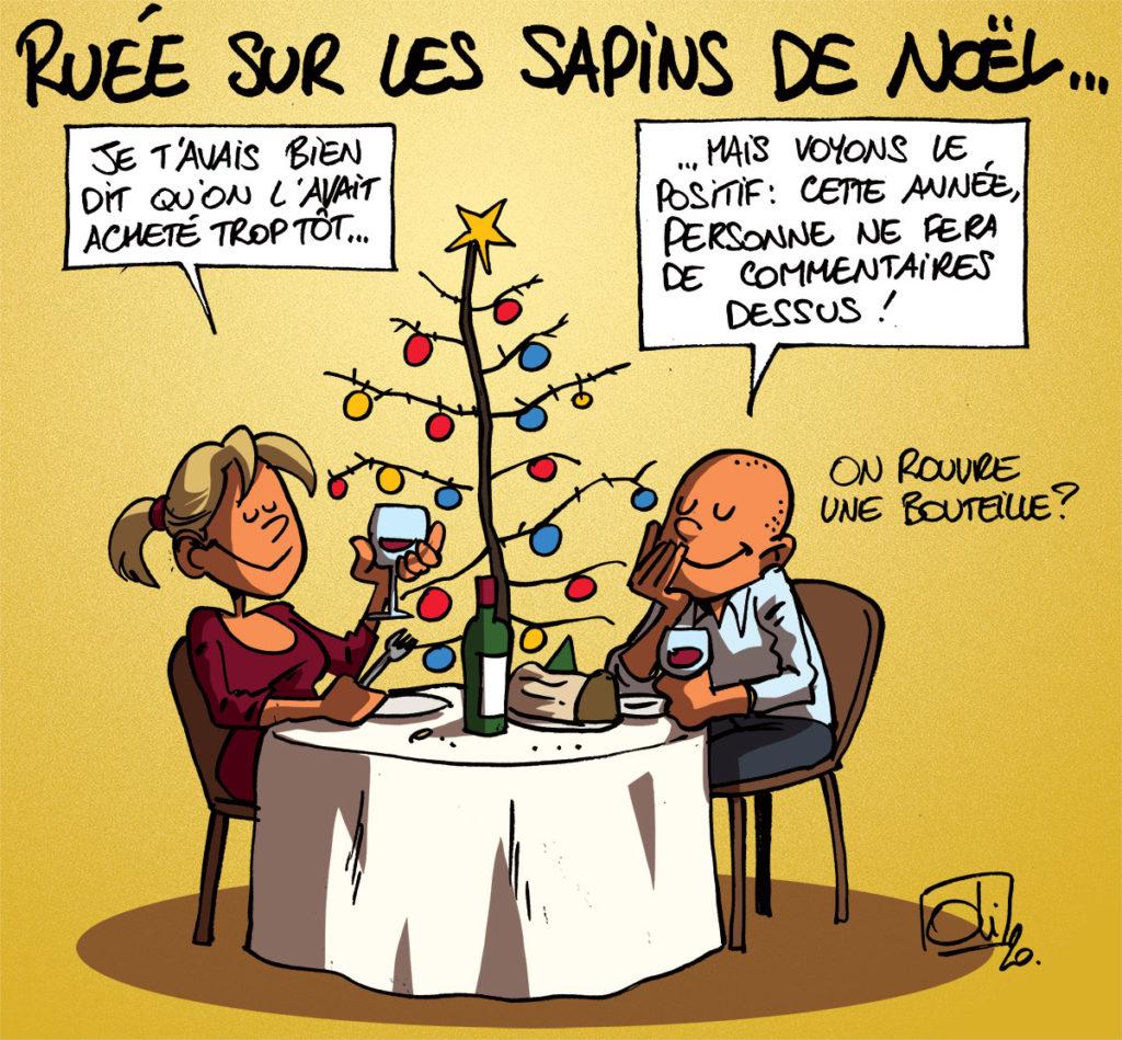 Ruée sur les sapins