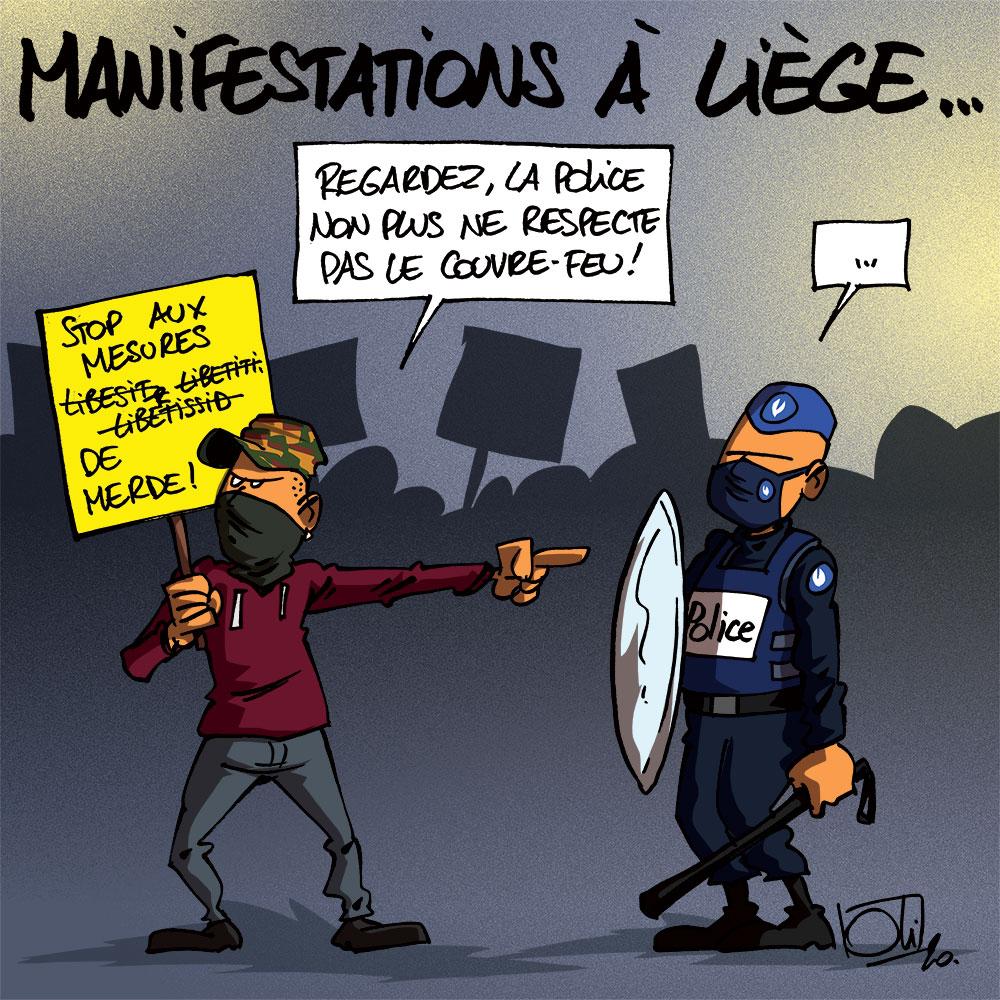 Manifestations liégeoises