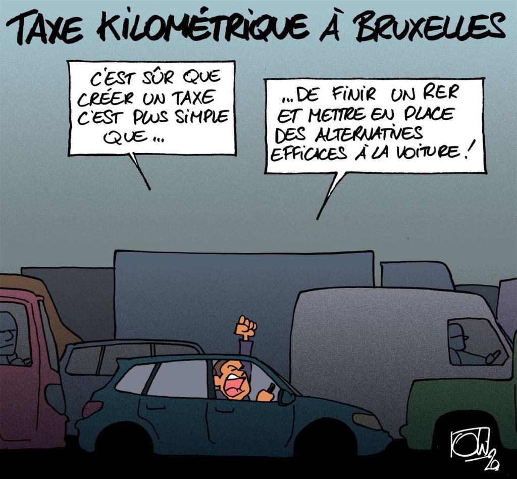 Taxe au kilomètre à Bruxelles