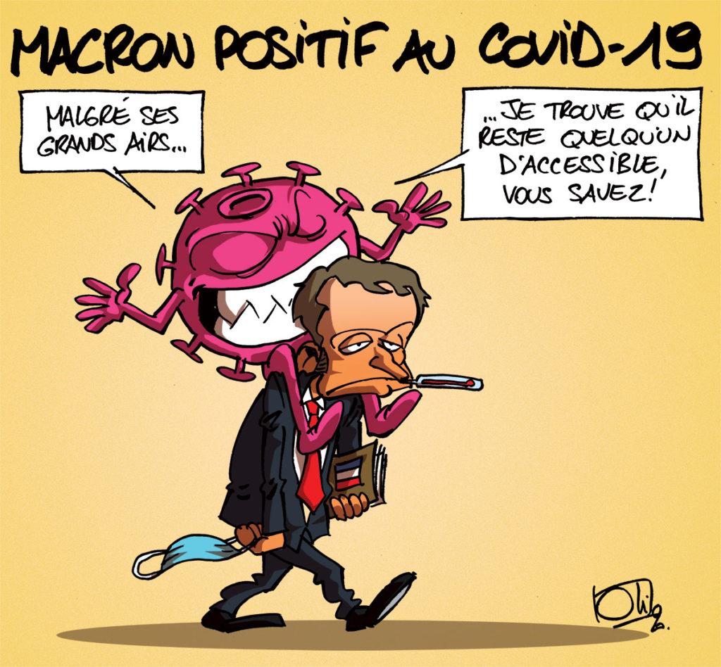 Macron positif au Covid-19