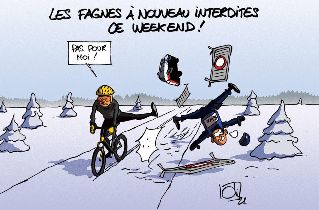 Les Fagnes à nouveau interdites