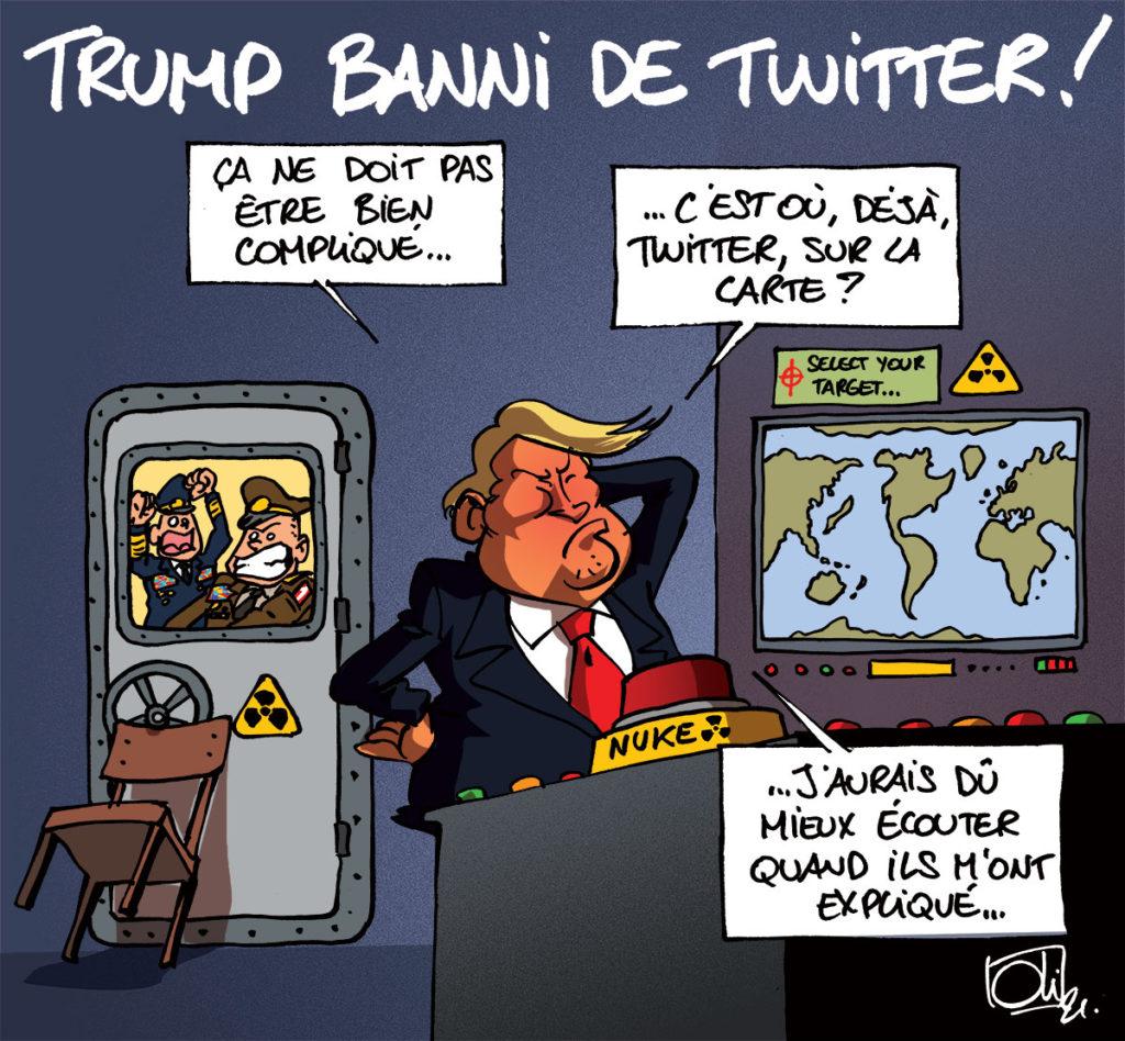 Twitter banni Trump !