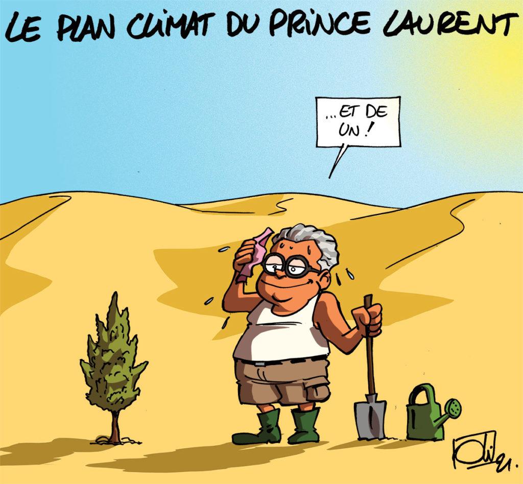 Le prince Laurent pour le climat