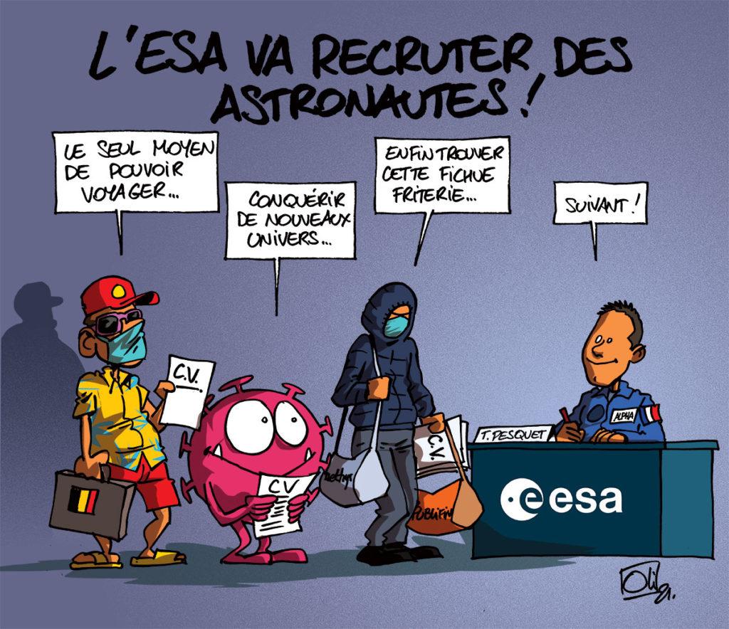 L'ESA recrute des astronautes