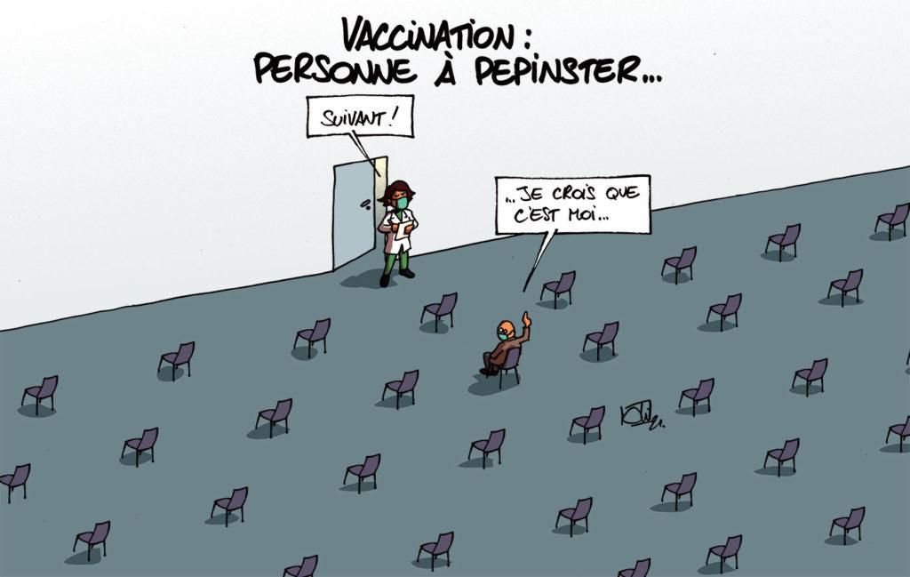 Vaccination en attente