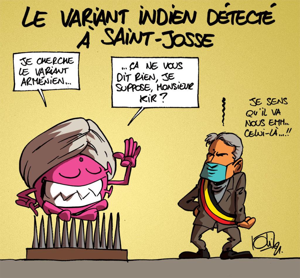 Le variant indien est à Bruxelles