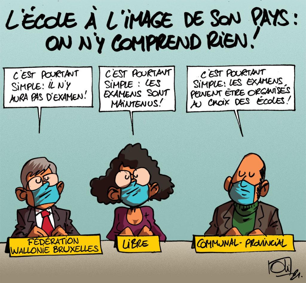 Pas d'examen, mais...