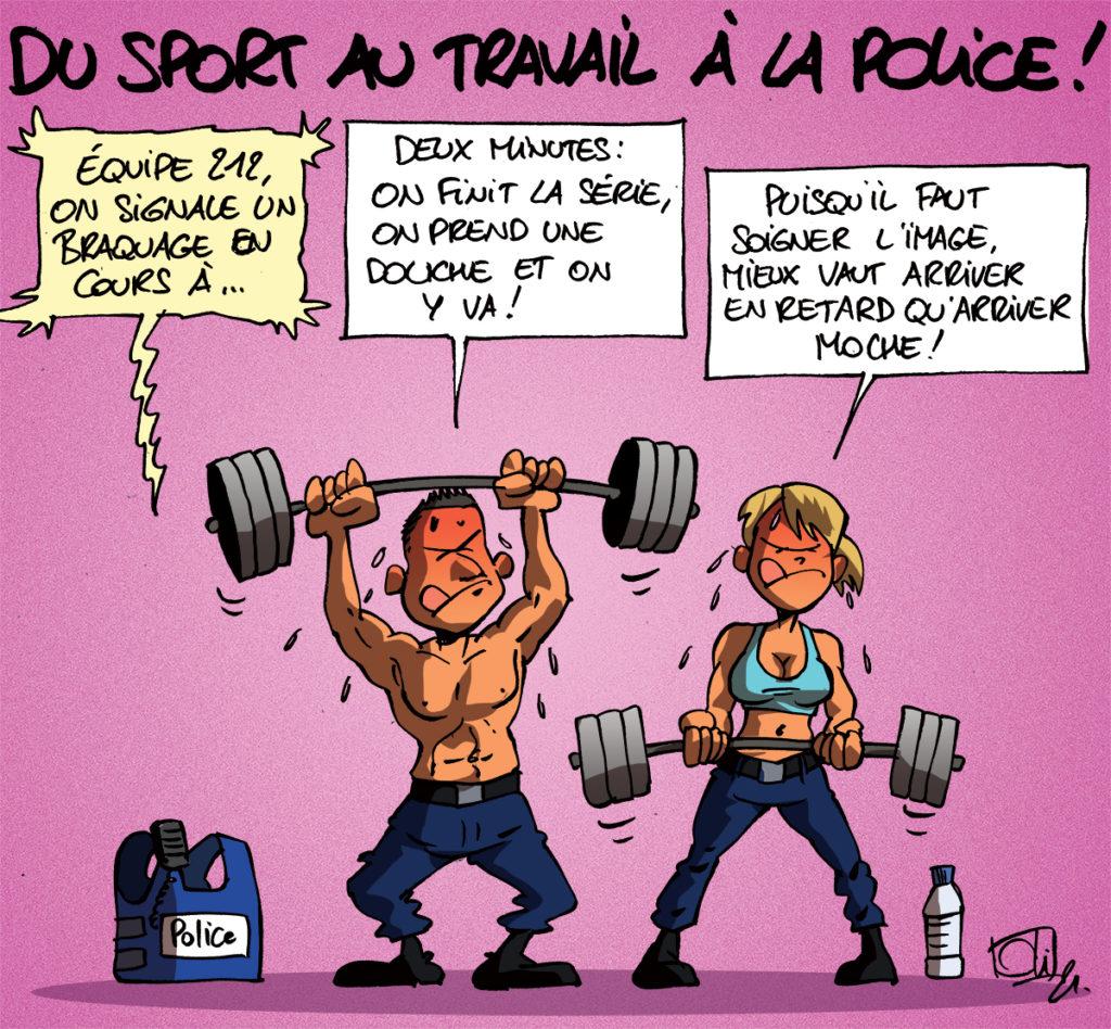 Du sport à la Police