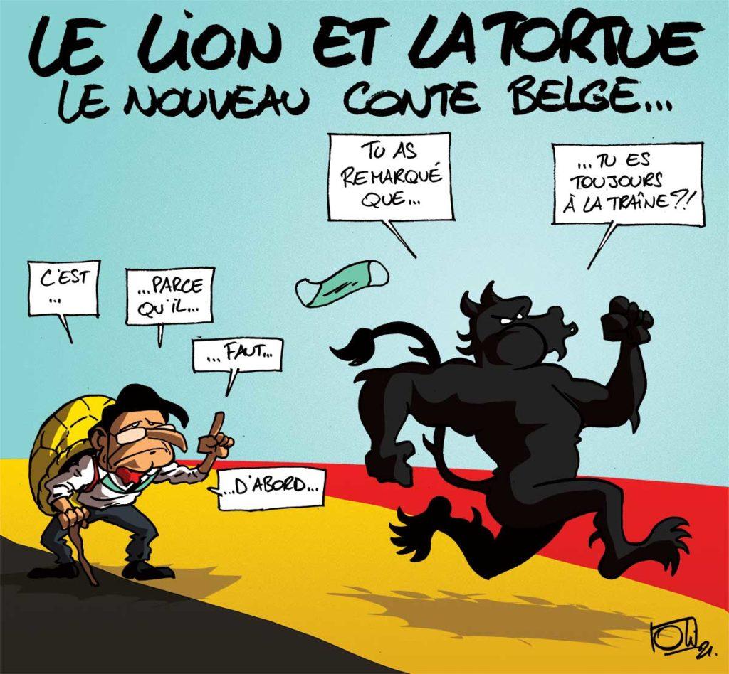 Le lion et la tortue