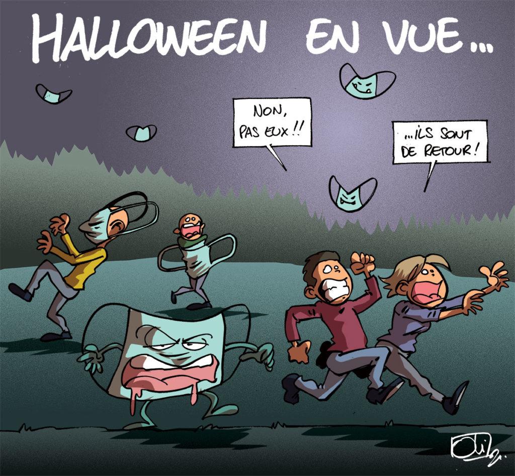 Les masques d'Halloween