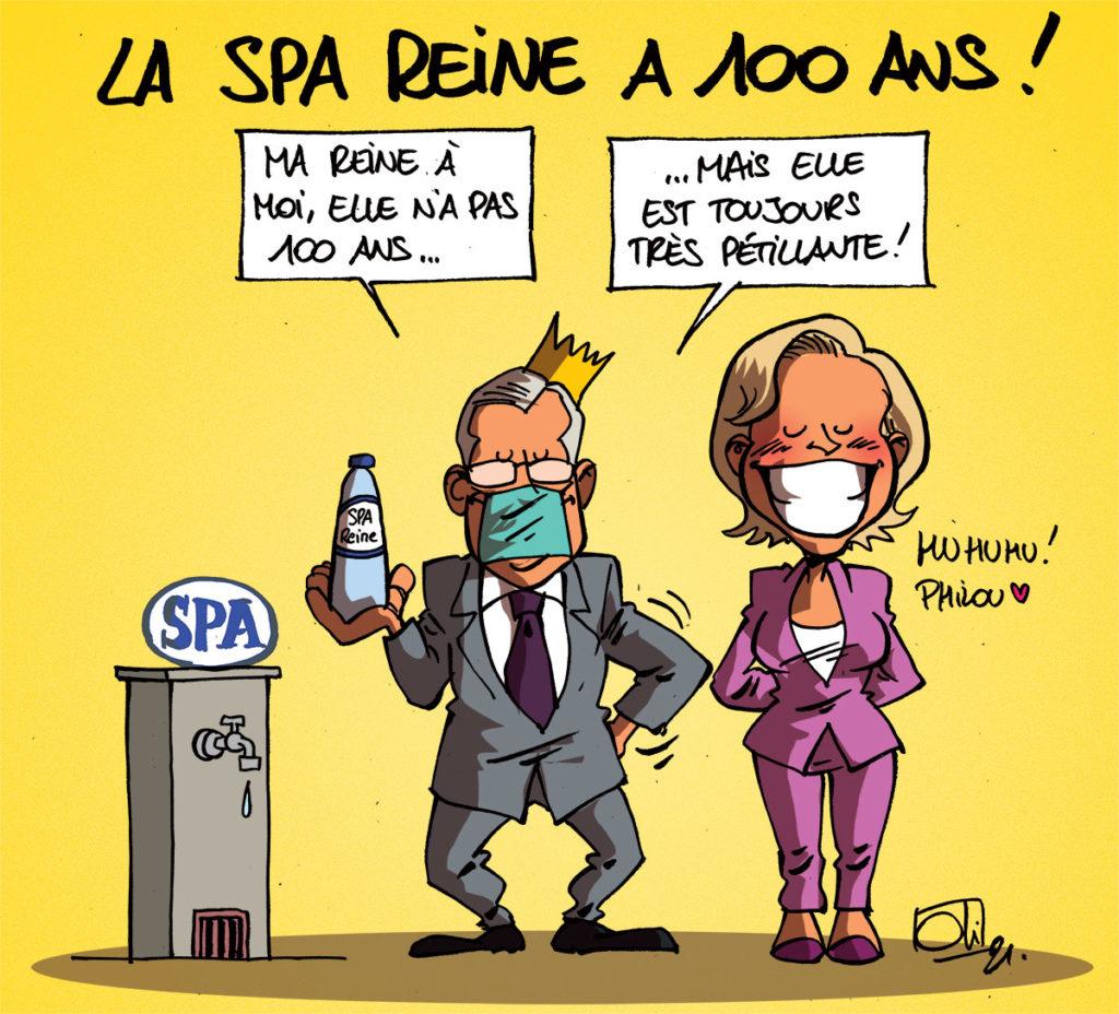 Le roi et la reine à Spa