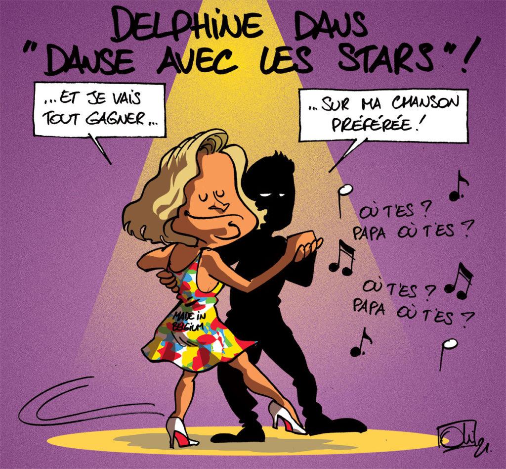 Delphine danse avec les stars