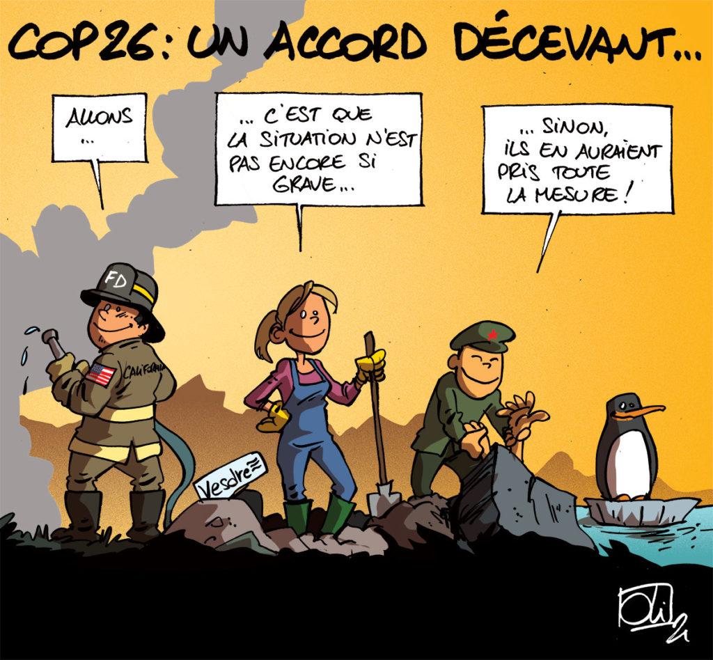COP26 : la déception !