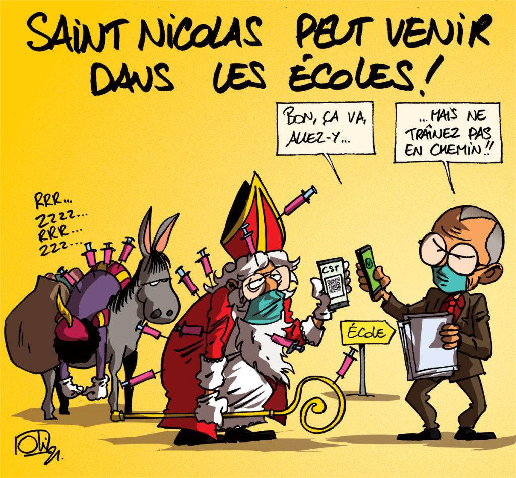 Saint Nicolas à l'école