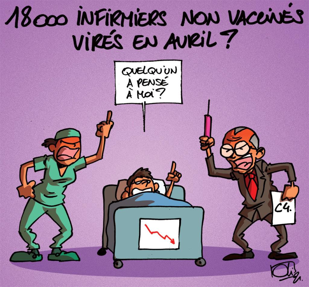 Soignants non vaccinés