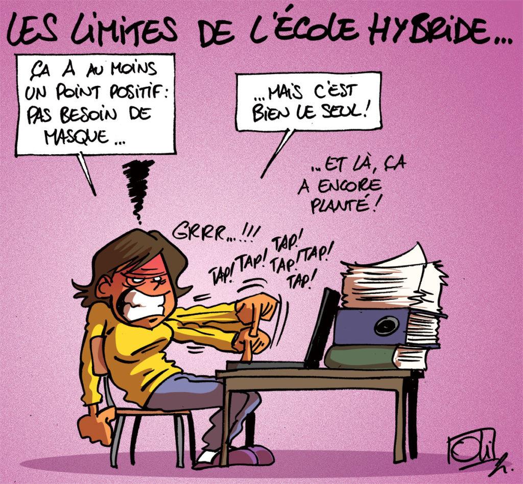 Enseignement hybride !