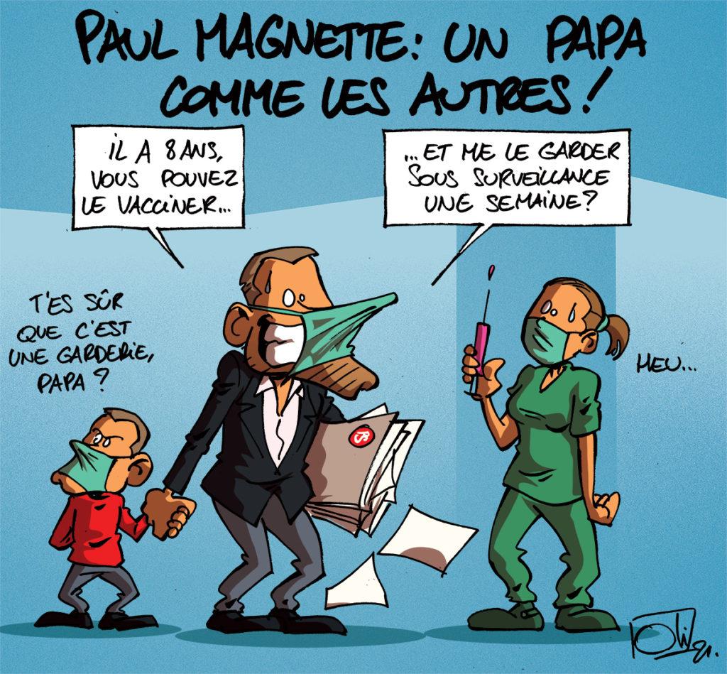 Paul Magnette et les vaccins