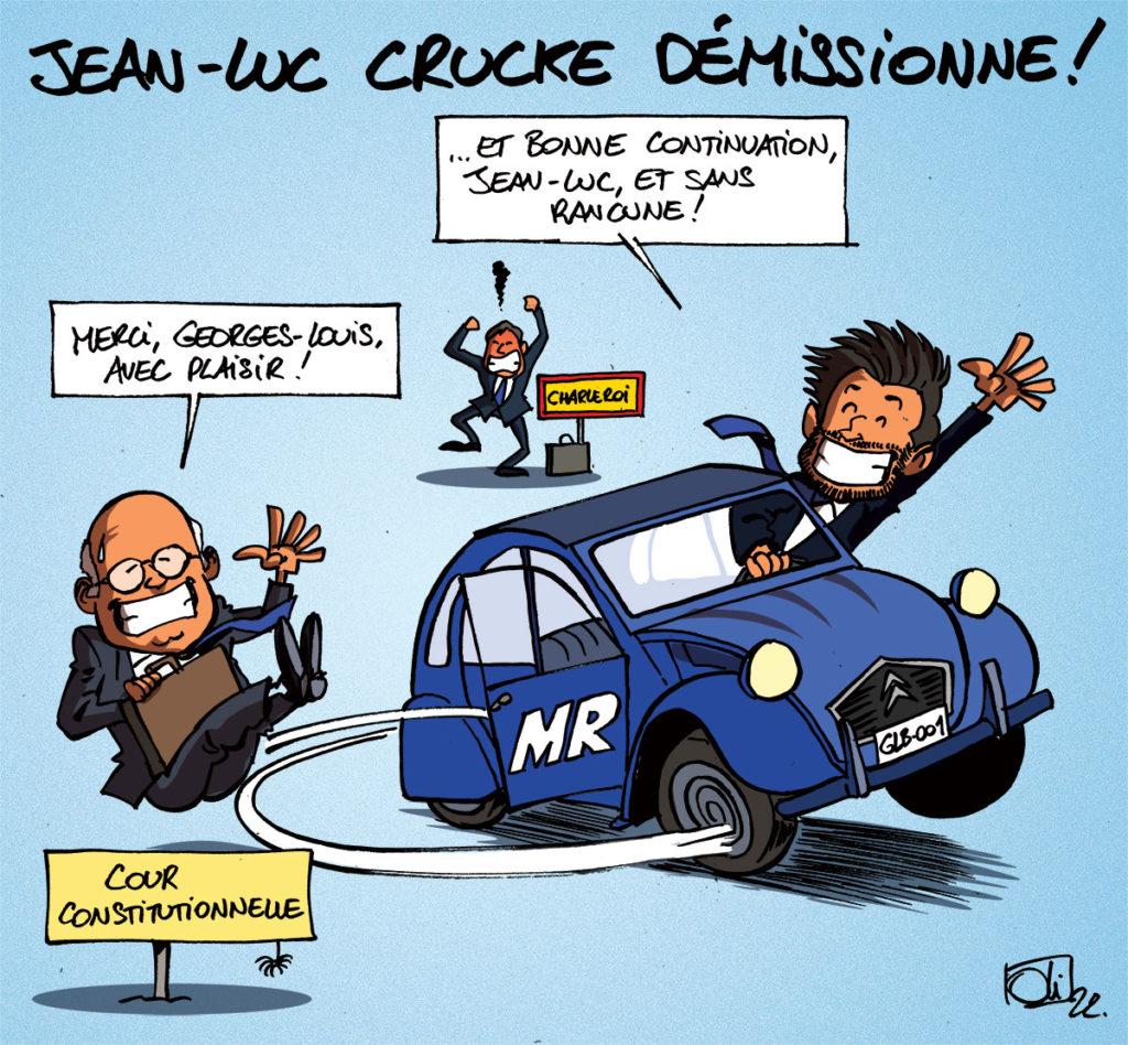 Jean-Luc Crucke démissionne !