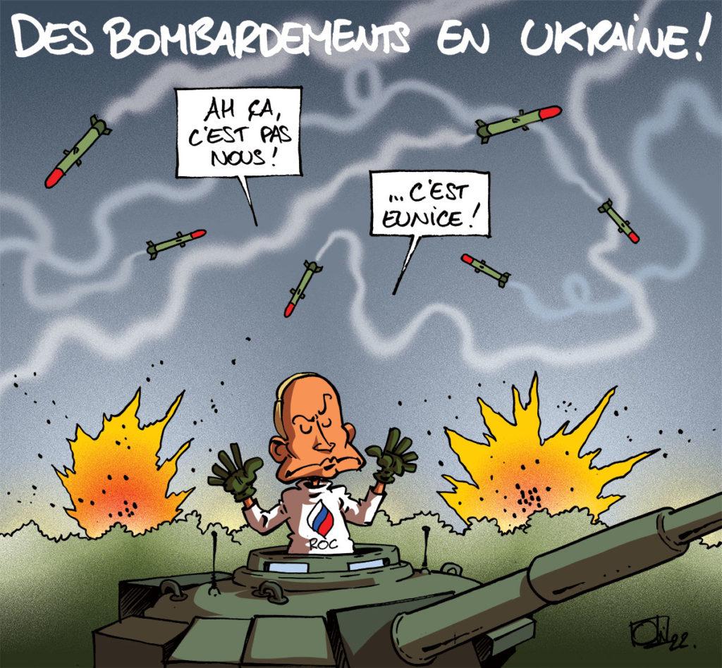 Bombardements en Ukraine