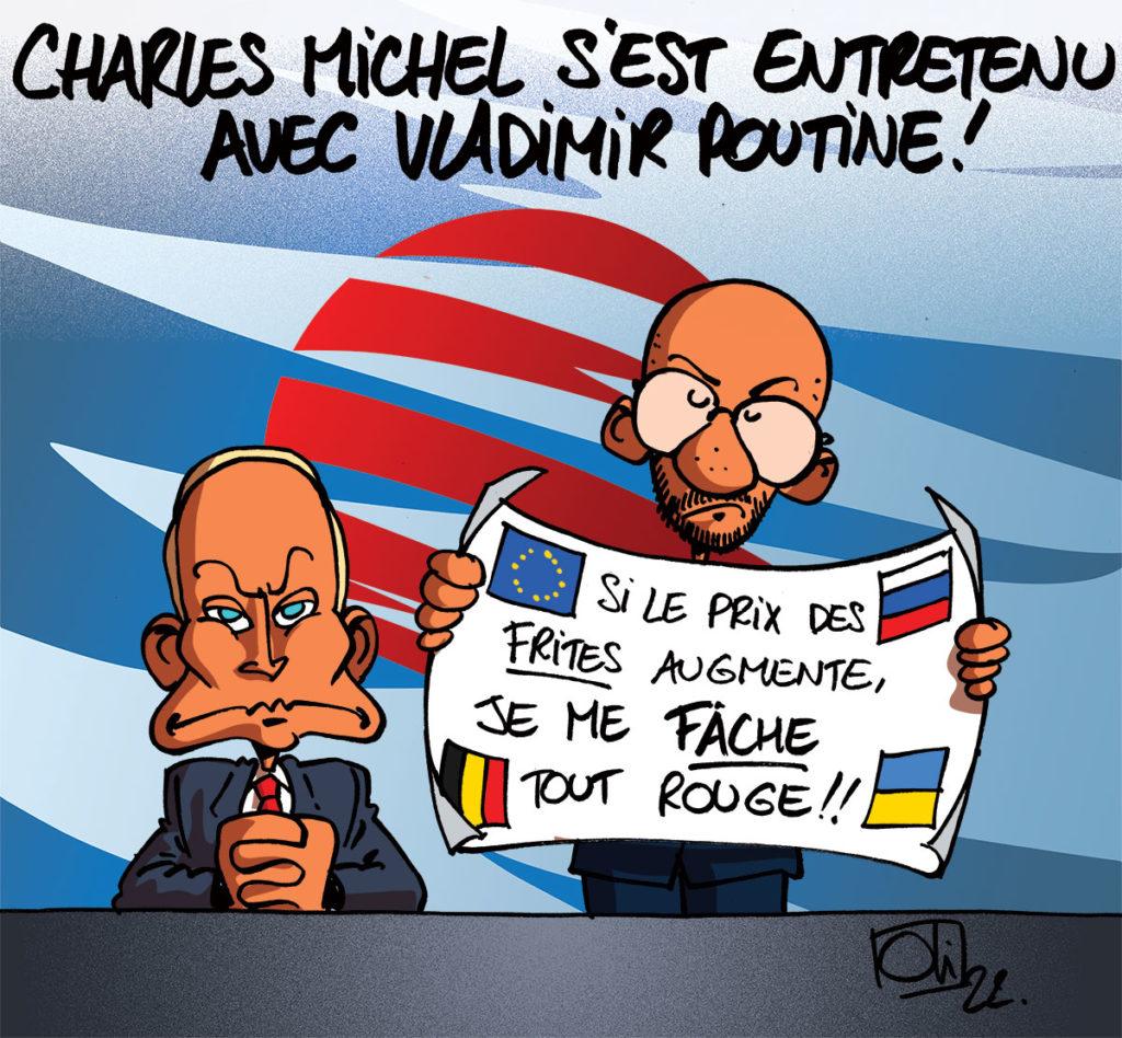 Michel s'est entretenu avec Poutine !