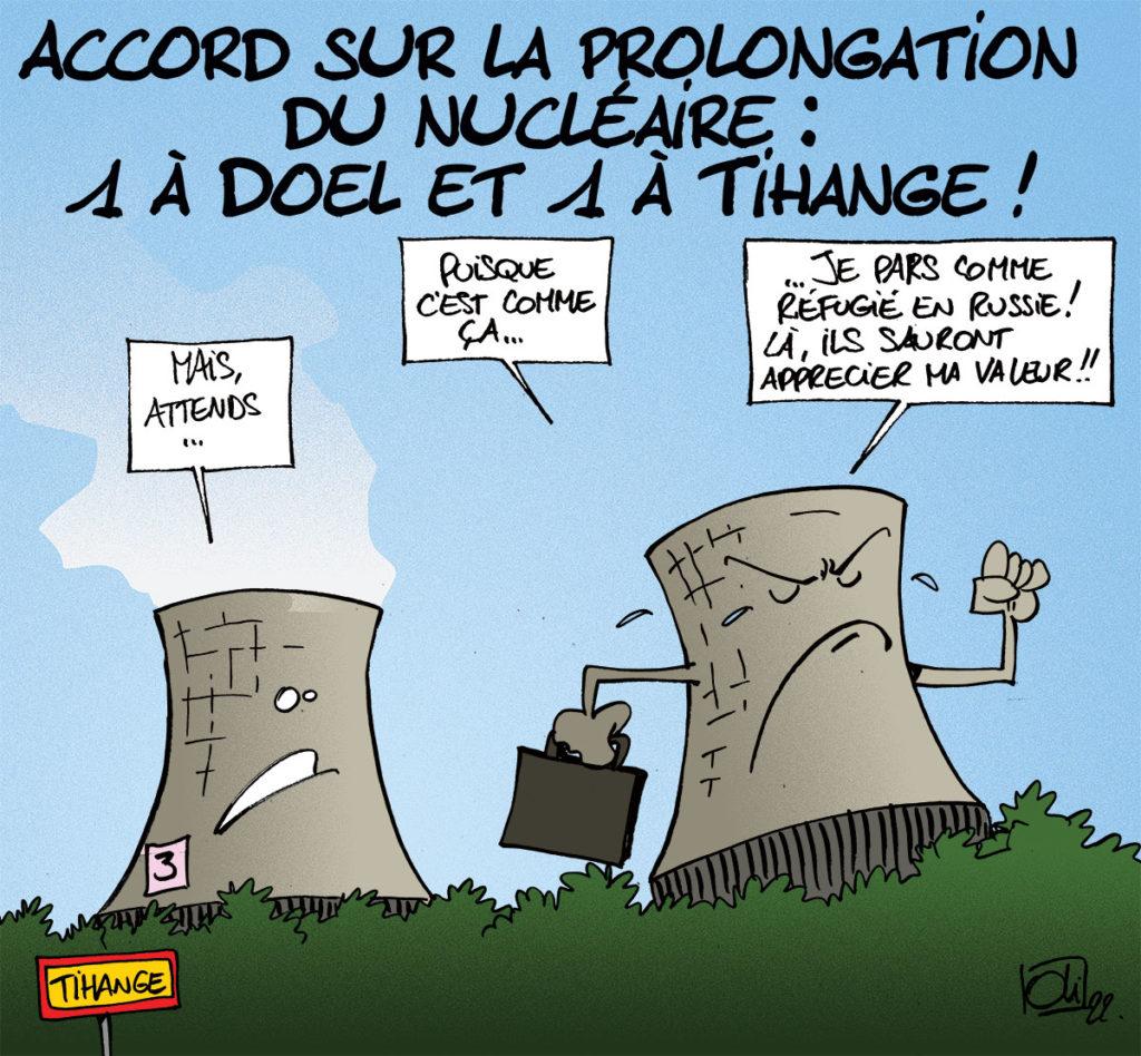 Accord sur la prolongation du nucléaire en Belgique