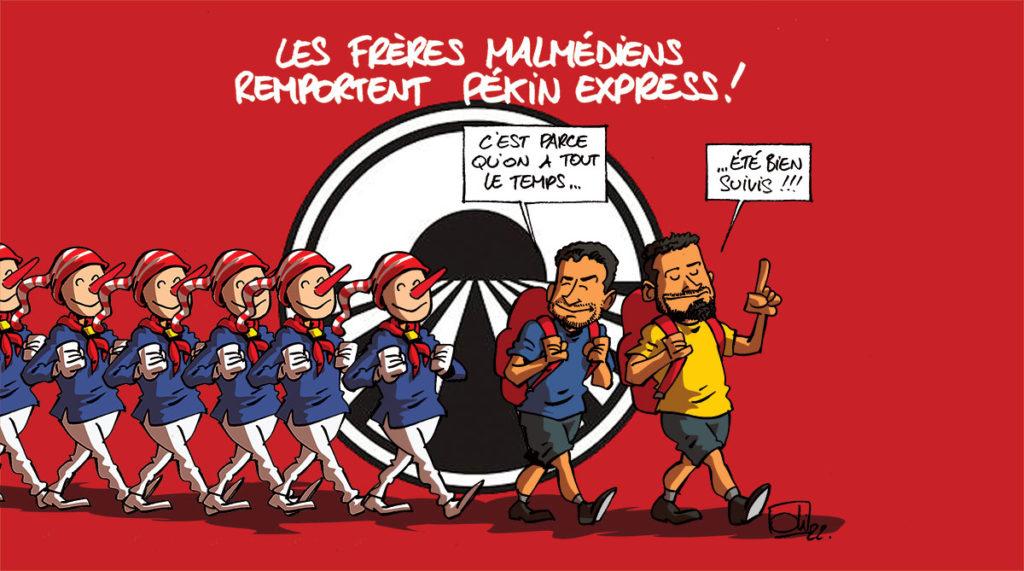 Les frères malmédiens remportent la finale de Pékin Express