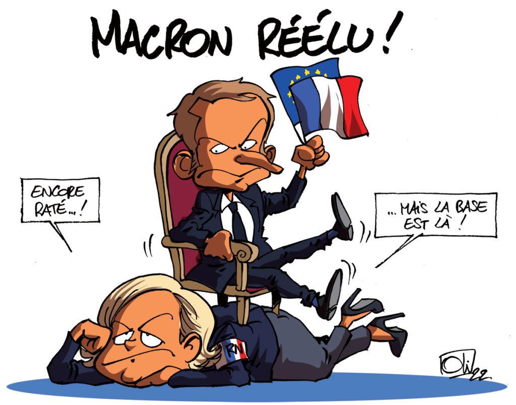 Macron est réélu pour 5 ans ! 